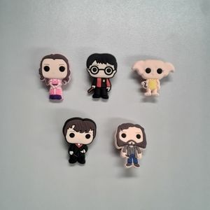 5 New Harry Potter Croc Charms Lot